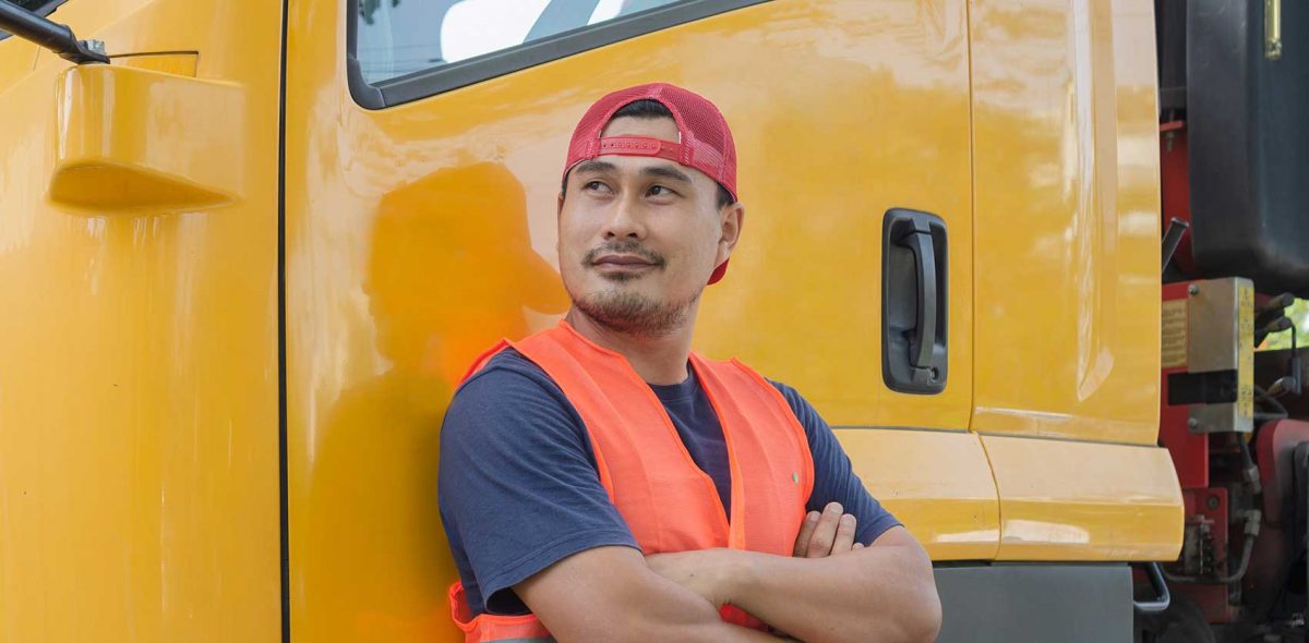 camionneur débutant / rookie truck driver