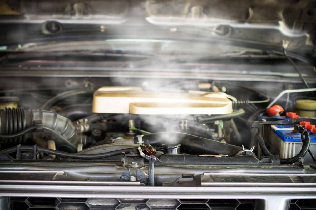 truck engine overheating
